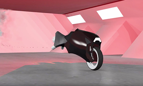 Futuristic Motorcycle